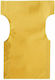 Politishome Director Chair Cover Made of Yellow Canvas 77x57cm