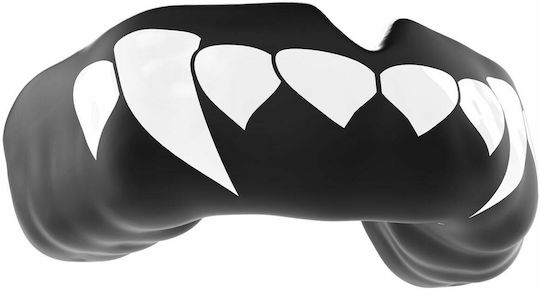 Safejawz Extro 2.0 Black Fangz Senior Protective Mouth Guard Black