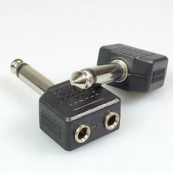 KAL Electronics XS-P034 6.3mm Masculin în 3.5mm 2x Femelă
