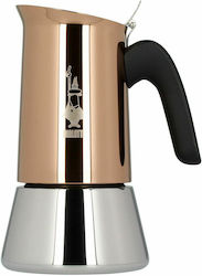 Bialetti Venus New Espresso-Kanne 6 Cups Edelstahl Copper
