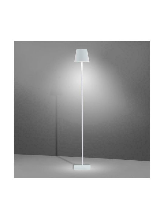 Zafferano Poldina Außenstehlampe LED Für Außenbereich 4.5W Mit Warmes Weiß Licht IP54 Weiß