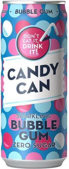 Candy Can Αναψυκτικό Bubble Gum με Ανθρακικό σε Κουτί 330ml