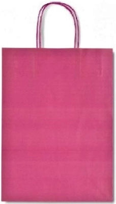 Paper Gift Bag Pink 27cmx12cmx37cm