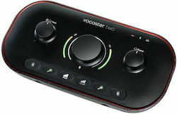 Focusrite Εξωτερική Επαγγελματική Κάρτα Ήχου Vocaster Two Συνδεσιμότητα 3.5mm / USB