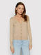 Guess Zena Women's Cardigan with Buttons Beige