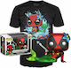 Funko Pop! Tees Marvel: Mermaid Deadpool (Mic) ...