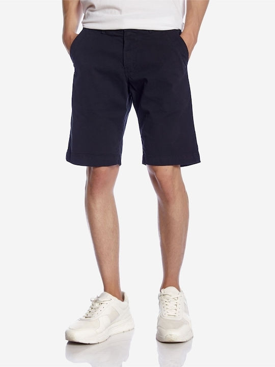Brokers Jeans Ανδρική Βερμούδα Chino Navy Μπλε