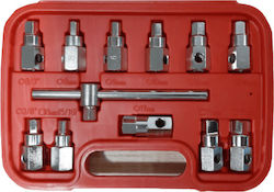 Socket with Motor Allen and Socket 1/2'' Set 11pcs