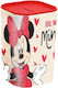 Διακάκης Παιδικός Κουμπαράς Πλαστικός Disney - Minnie Mouse Κόκκινος 8x8x12cm