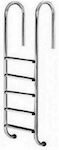 Kripsol Stainless Steel Pool Ladder Muro with 5 Side Steps