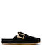 Brookleigh Flat Mules σε Μαύρο Χρώμα