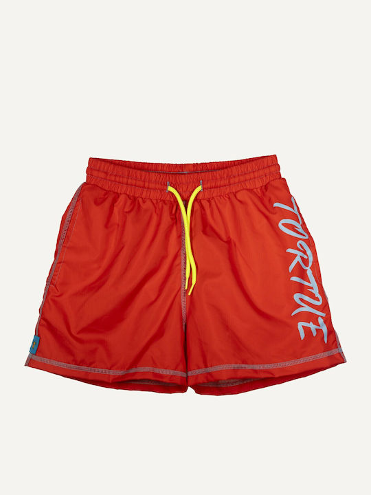 Tortue Kids Swimwear Swim Shorts Red