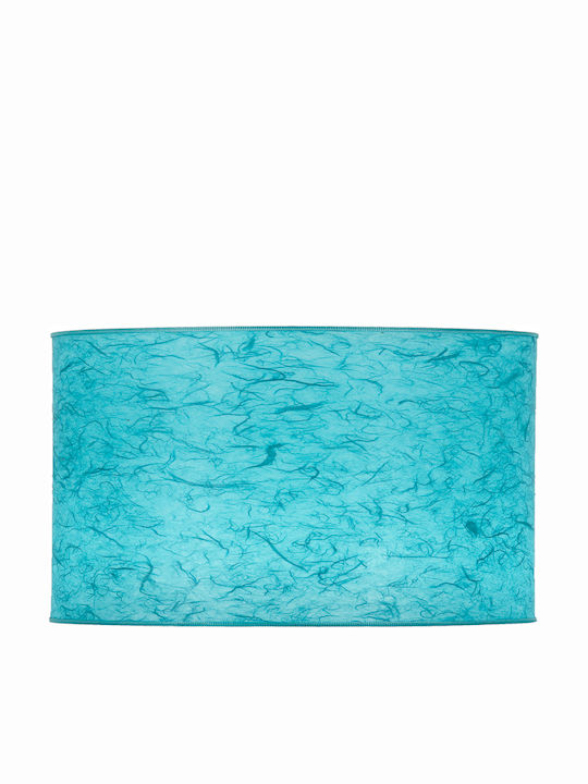 Starlight ΚΑ-ΚΥ-3018-ΕΠ Round Lamp Shade Blue with Diameter 30cm Ciel