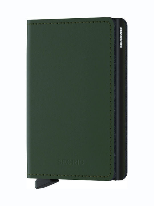 Secrid Slimwallet Matte Leather Men's Wallet Ca...