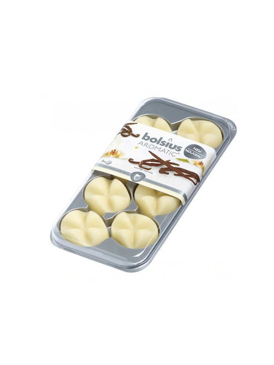 Bolsius Fragrance Wax Melt with Fragrance Vanilla 8pcs