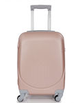 Playbags Βαλίτσα Καμπίνας με ύψος 52cm σε Ροζ Χρυσό χρώμα