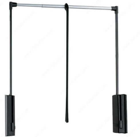 Metal Wardrobe Lift Black 110-SEV4SM500B 1pcs