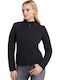 Vona Kurz Damen Puffer Jacke für Winter Jet Black