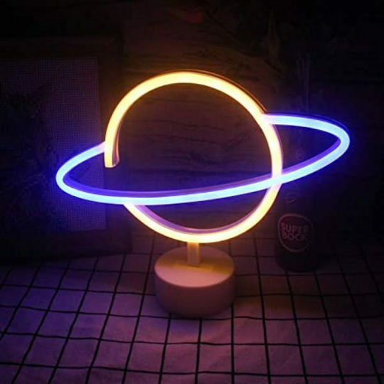 Dekorative Lampe Blau