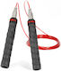 AMILA Wire / PVC Jump Rope with Ball Bearings Red Speed Rope Powergrip SL 3m
