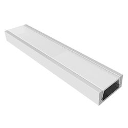 Spot Light În aer liber Profil din Aluminiu pentru Bandă LED cu Transparent Acoperire 100x1.5x0.7cm.