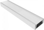 Spot Light External LED Strip Aluminum Profile with Transparent Cover 100x1.5x0.7cm