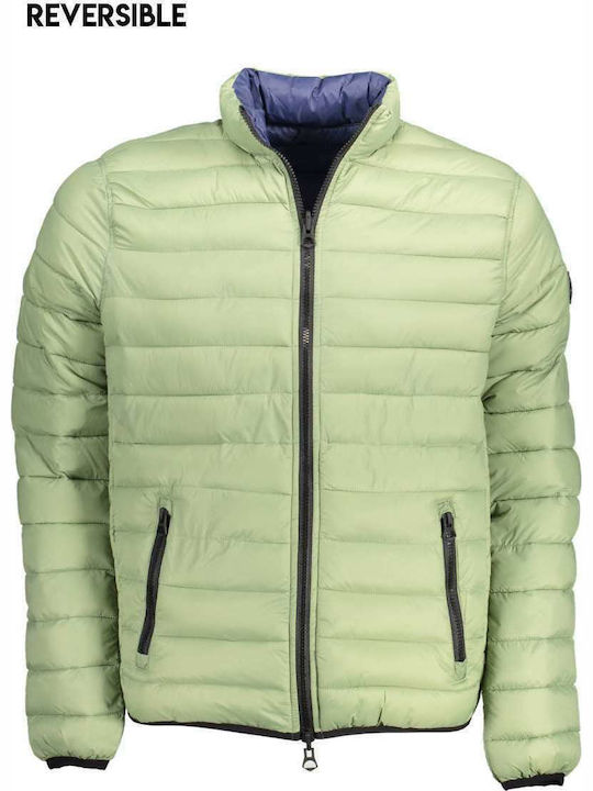 U.S. Polo Assn. Μπουφάν Puffer Διπλής Όψης Πράσινο