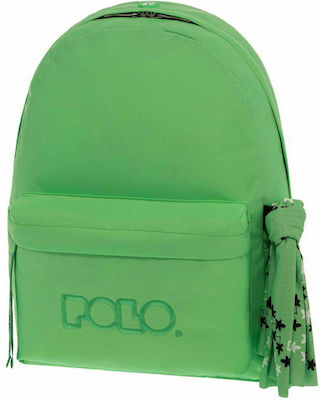 Polo Original Scarf School Bag Backpack Junior High-High School Fluo Green 2023