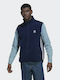 Adidas Adicolor Ανδρική Ζακέτα Fleece με Φερμουάρ Navy Μπλε