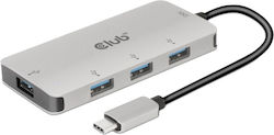 Club3D USB Hub 4 Θυρών (USB-C) CSV-1547 Club3D USB Hub 4 Θυρών (USB-C) CSV-1547