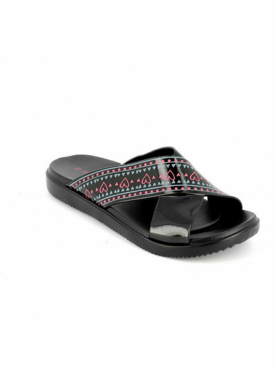 B-Soft 54-7189 Women's Flip Flops Black