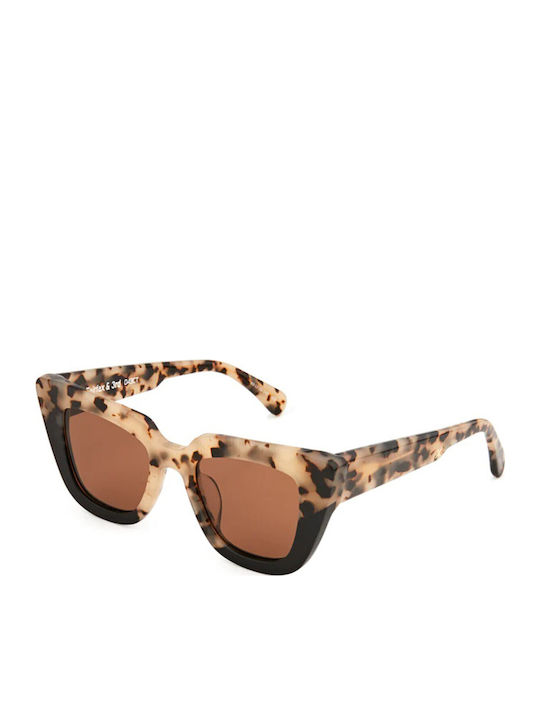 Oscar & Frank Fairfax Women's Sunglasses with Plastic Frame 3rd / Cookie Tort
