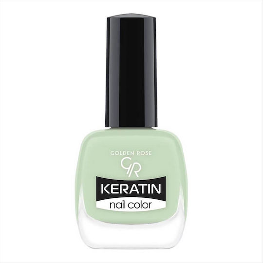 Golden Rose Keratin Lucios Lac De Unghii Verde 95 10.5ml