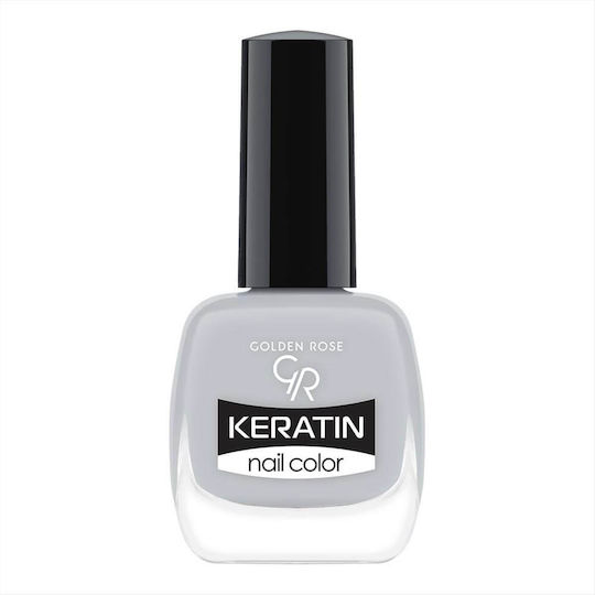 Golden Rose Keratin Gloss Nail Polish Gray 100 10.5ml