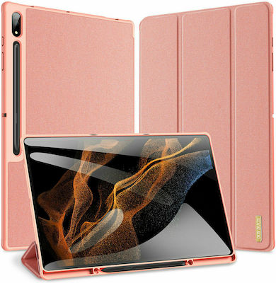 Dux Ducis Domo Flip Cover Piele artificială Roz (Galaxy Tab S8 Ultra)