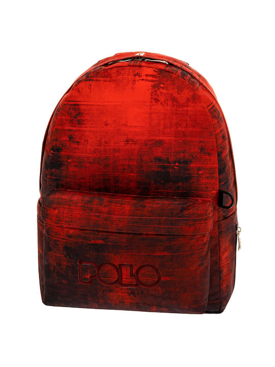 Polo 2022 School Bag Backpack Junior High-High School in Red color 23lt 2022