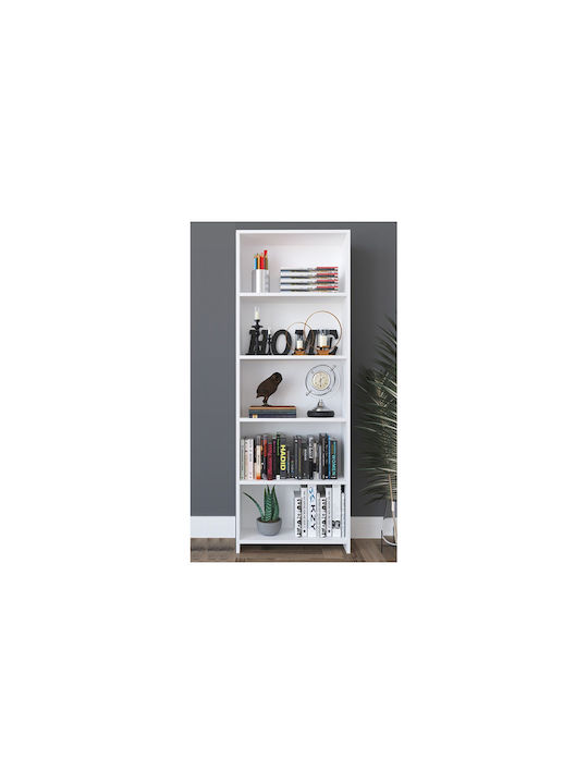 Bookcase White 56x20x169cm