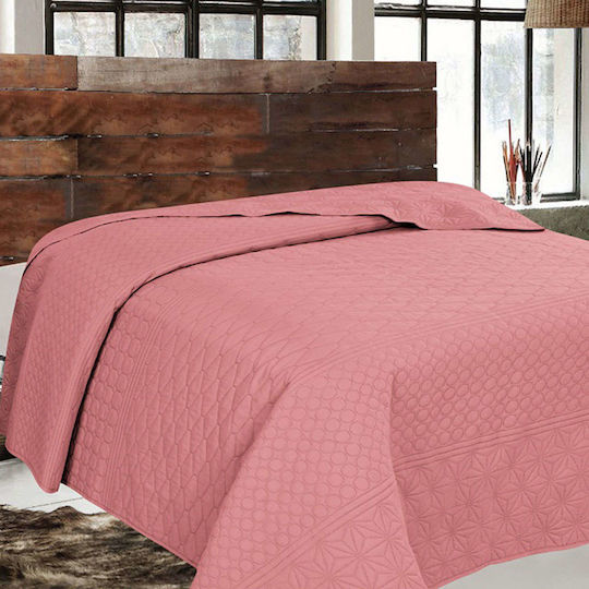 Adam Home Venus Tagesdecke Einzelbett Mikrofaser Opal Rose 160x240cm