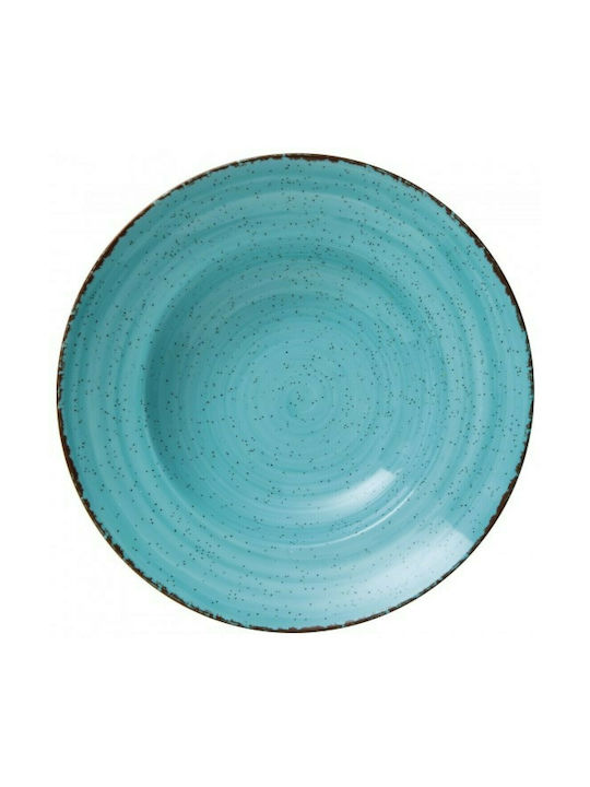 GTSA Tiffany 66-7124 Πιάτο Βαθύ από Πορσελάνη Μπλε με Διάμετρο 24cm