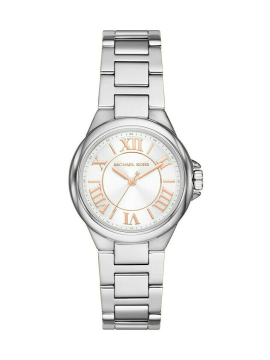 Michael Kors Camille Watch with White Metal Bracelet