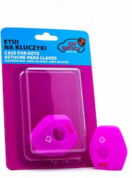 Silicone Car Key Cover Case Car Safety with 2 Buttons for Bmw Pink Silicone Car Key Cover Case Car Safety with 2 Buttons for Bmw Pink