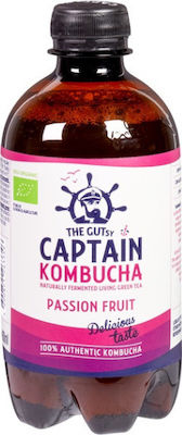 Captain Kombucha Organic Kombucha Passion Fruit Liquid 400ml