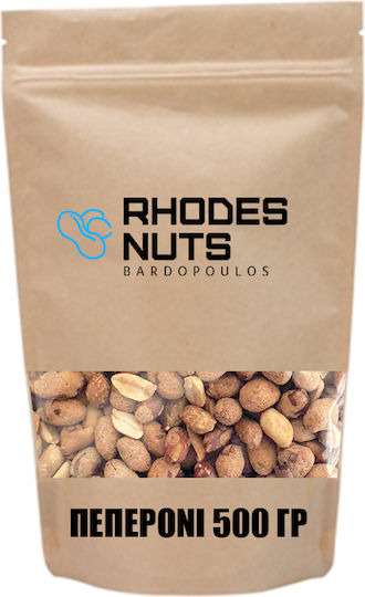 Rhodes Nuts Bardopoulos Φιστίκια Αράπικα Ψημένα Ψίχα με Αλάτι 500gr