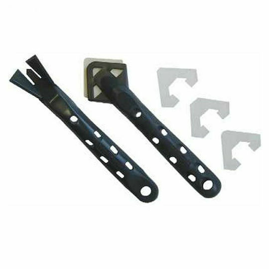 Wolfcraft Scraper Tool with Plastic Handle Suitable for Joints 3pcs