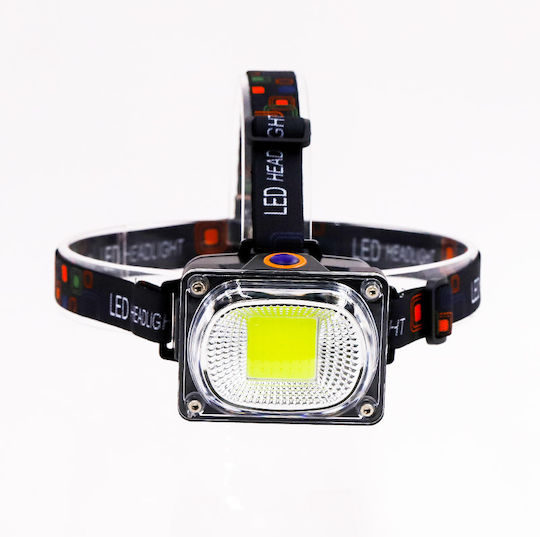 KAL Electronics Rechargeable Headlamp LED with Maximum Brightness 120lm Black