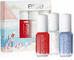 Essie Mini Kit Gloss Set Βερνίκια Νυχιών Too Too Hot, Blanc & Salt Water Happy 15ml