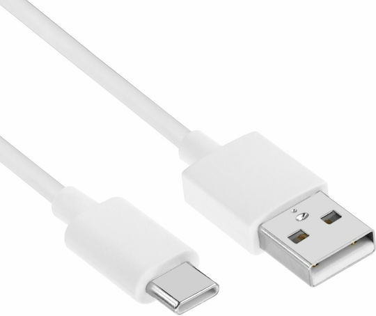 Realme Cablu USB 2.0 USB-C Masculin - USB-A Alb 1m DL143