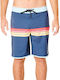 Mirage Surf Revival Men's Swimwear Bermuda Blue Striped