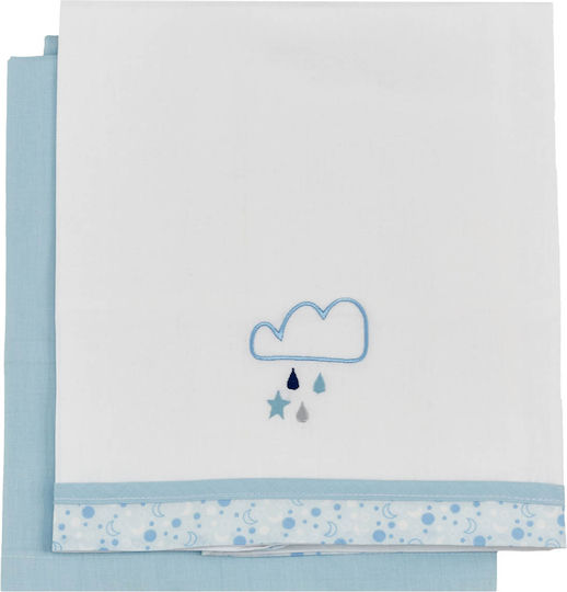 Ο Κόσμος του Μωρού Set Rabbit Alb 80x110 cm