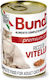 Bundy Adult Wet Food for Adult Cats in Cans with Calf 400gr